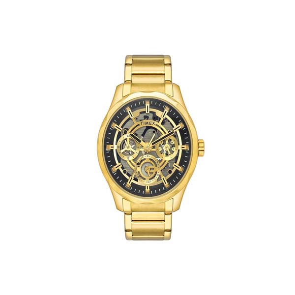 Timex Men Black Round Dial Analog Watch (TW0TG7628)